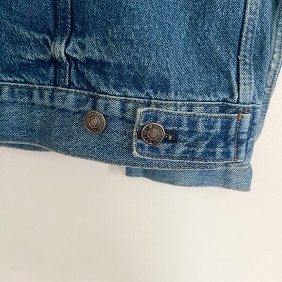 Free People We the Free Oversized Blue Jean Jacket - Picture 10 of 11